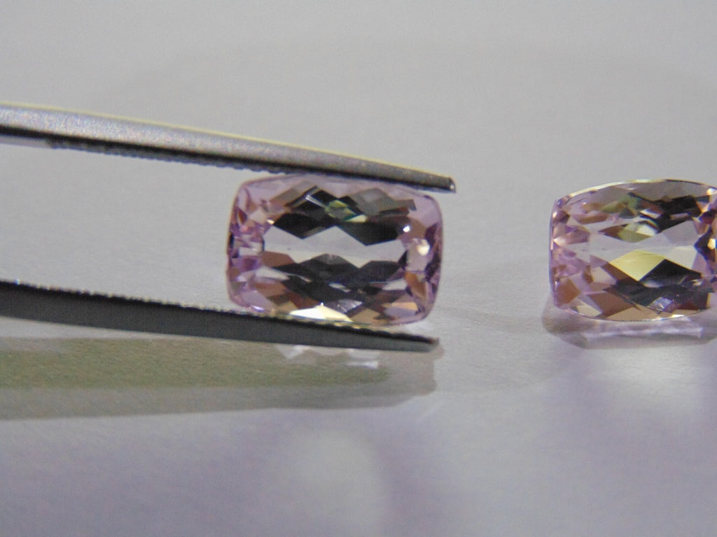 7.20ct Kunzite (Pair)