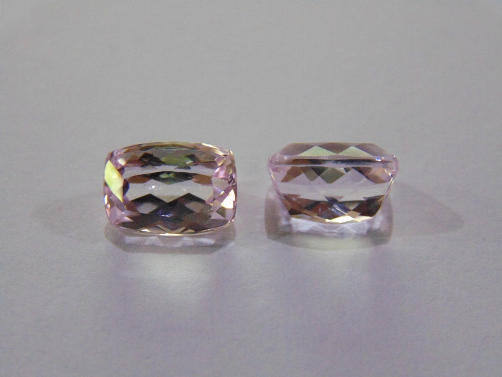 7.20ct Kunzite (Pair)