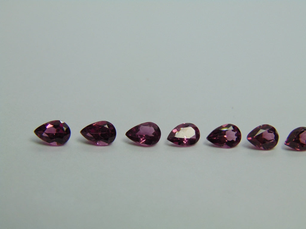 4.29ct Rhodonites Calibrated 6x4mm