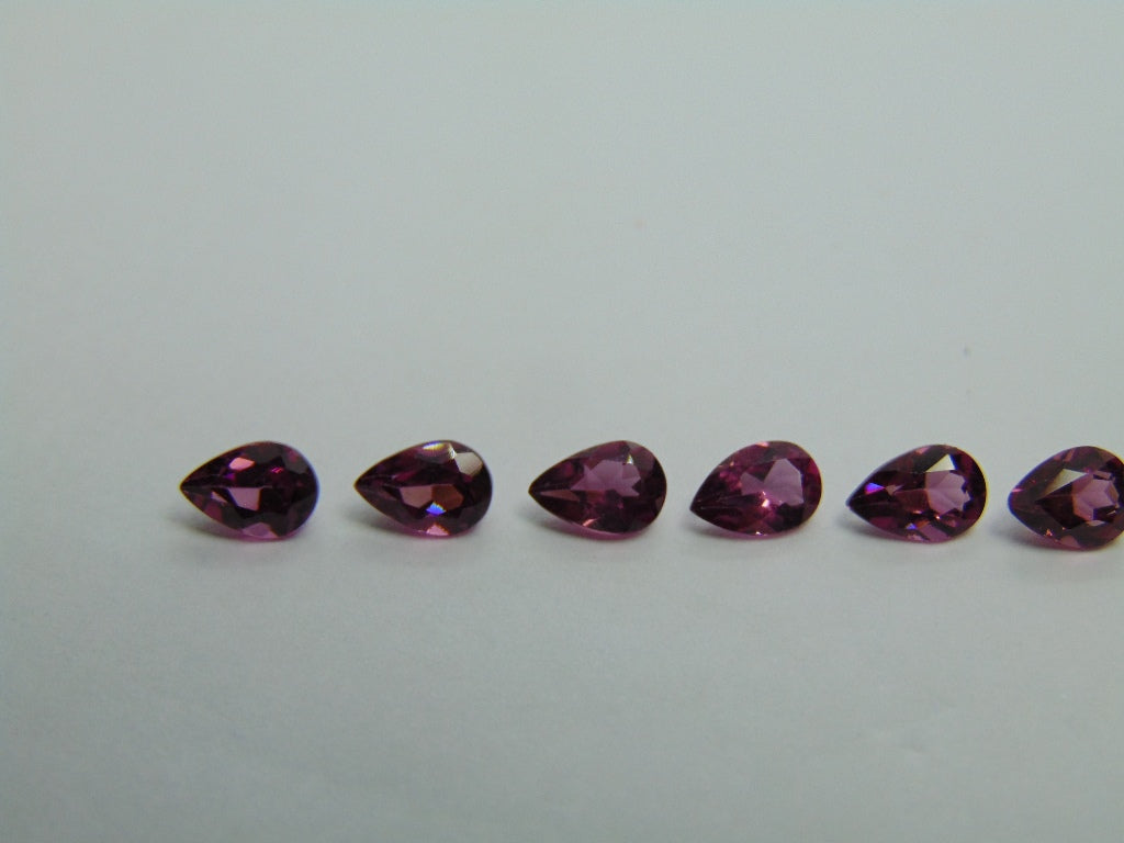 4.29ct Rhodonites Calibrated 6x4mm