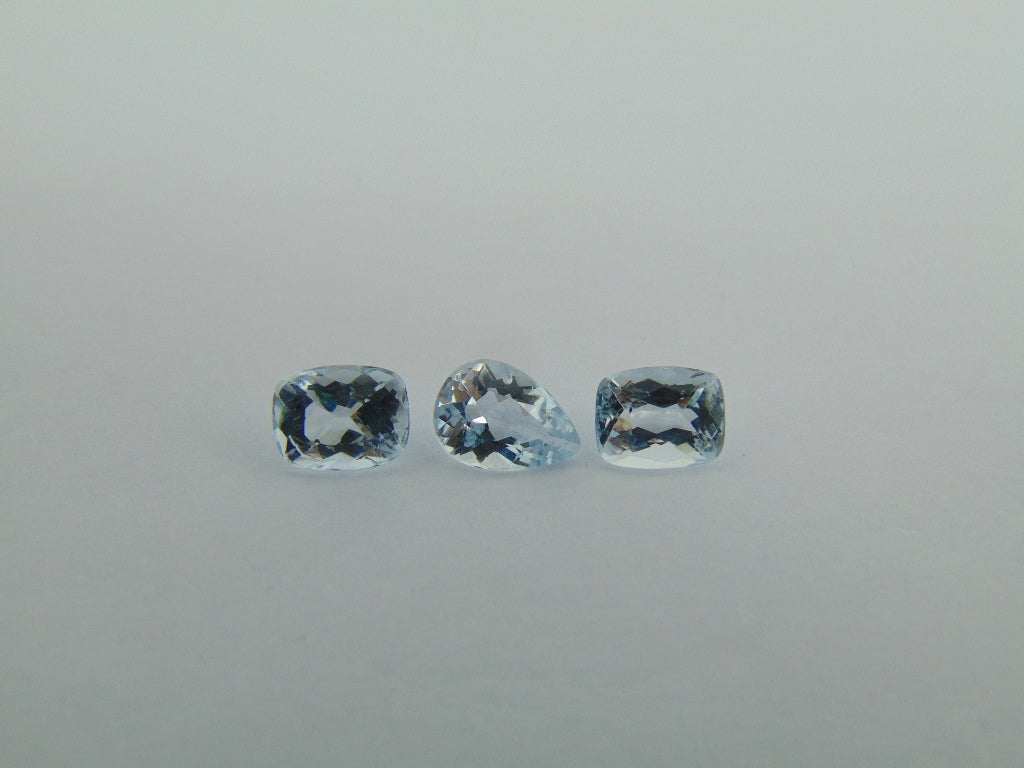 3.50cts Aquamarine (Set)