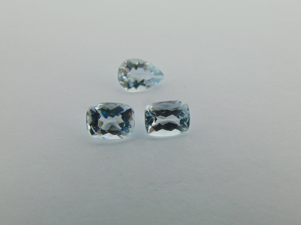 3.50cts Aquamarine (Set)