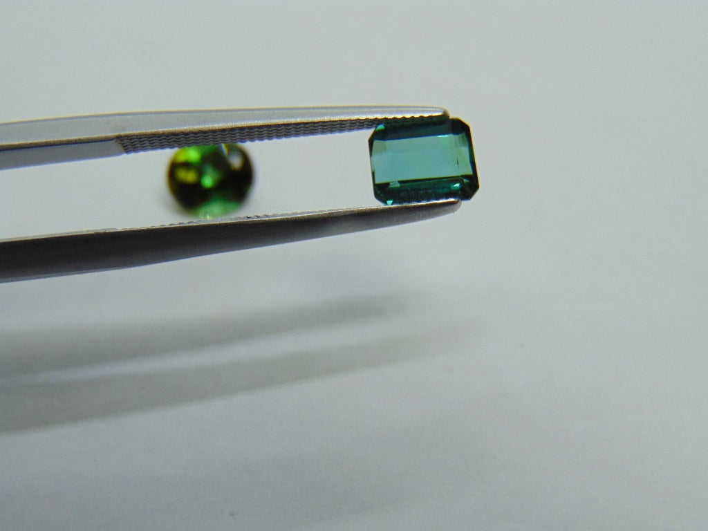 Turmalina 1,44ct 6x5mm 5x4,5mm