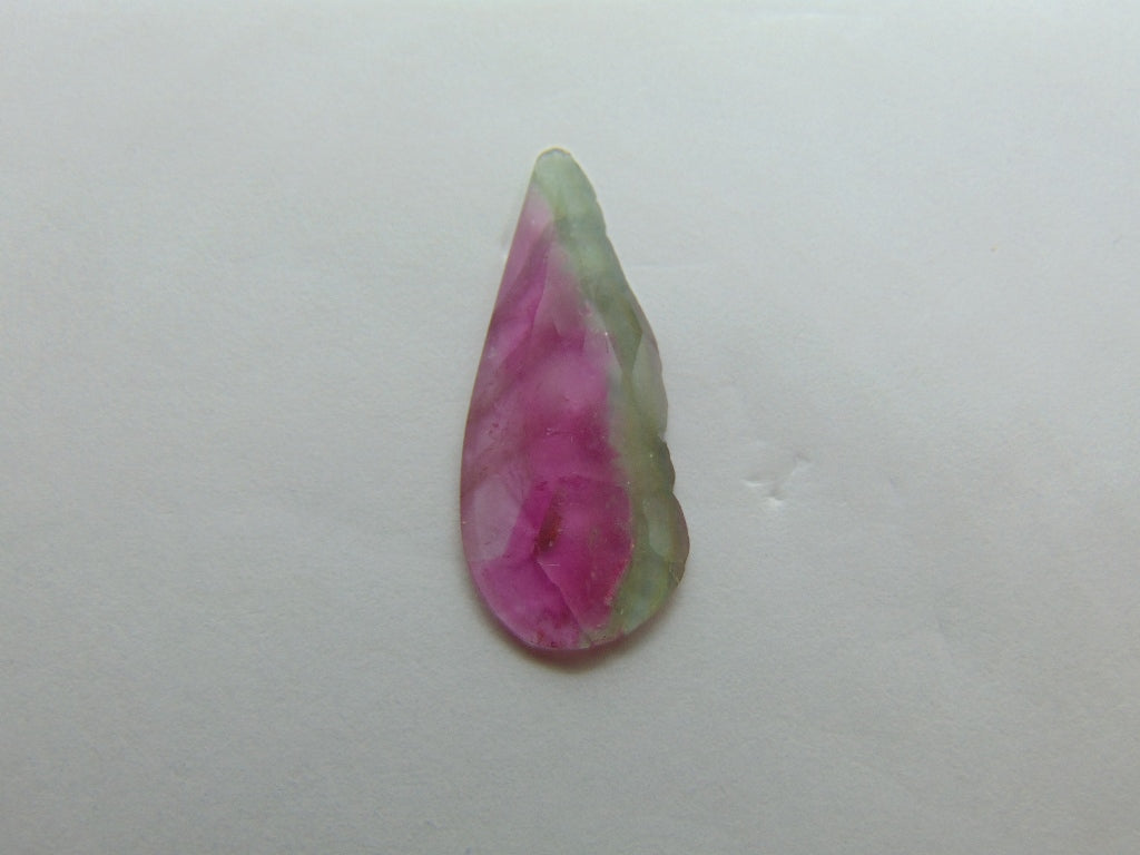 6.70ct Turmalina Bicolor 28x12mm