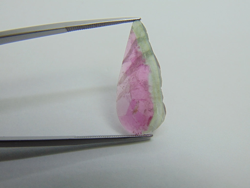 6.70ct Turmalina Bicolor 28x12mm