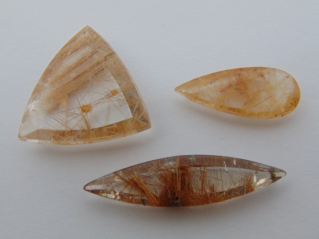 42.20cts Rutile (Golden)