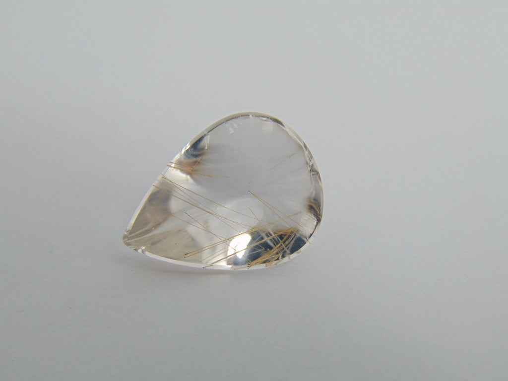 Inclusão de quartzo 26,90ct 27x20mm