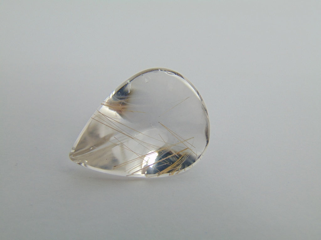 Inclusão de quartzo 26,90ct 27x20mm