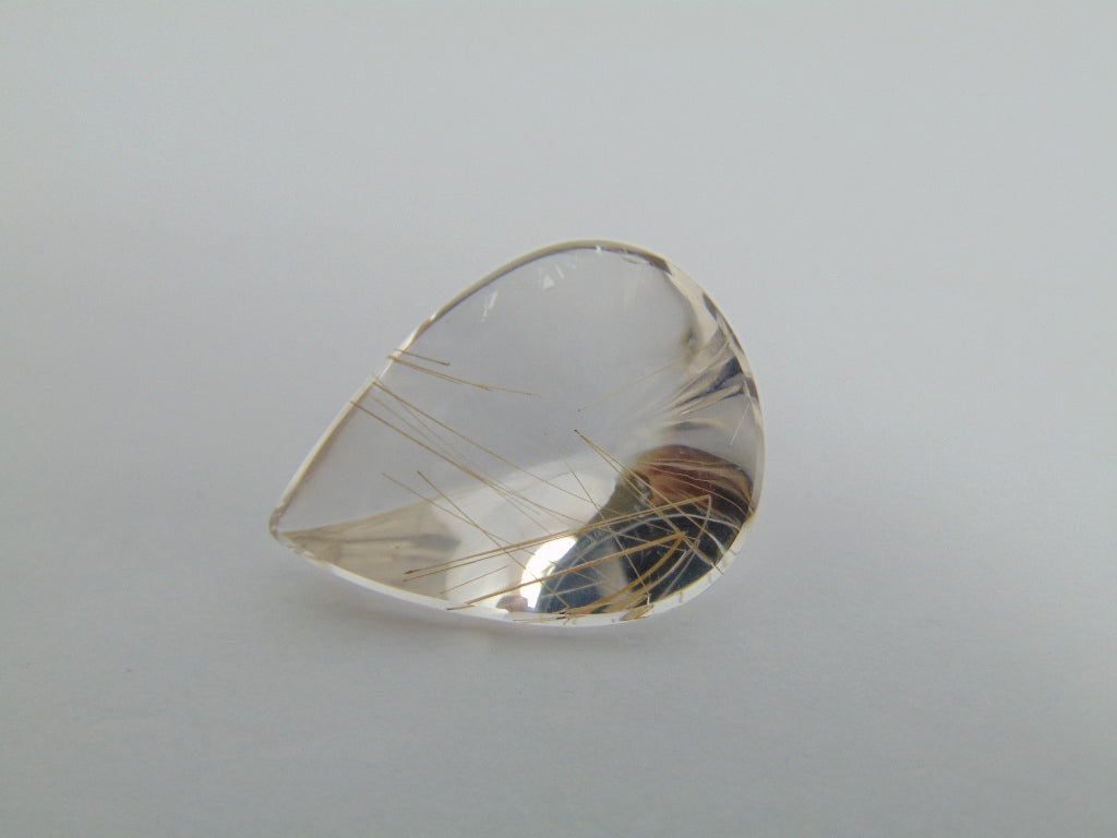 Inclusão de quartzo 26,90ct 27x20mm