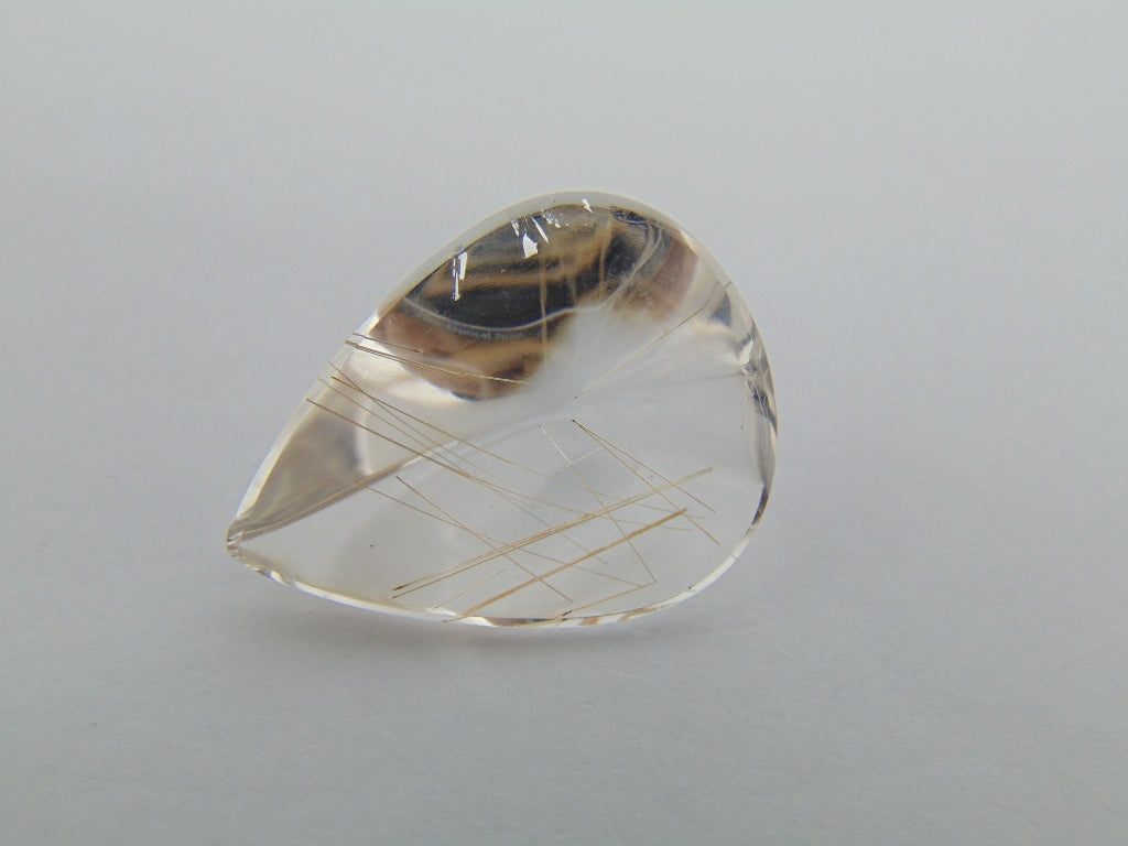 Inclusão de quartzo 26,90ct 27x20mm