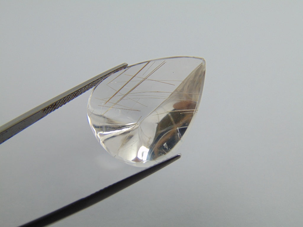 Inclusão de quartzo 26,90ct 27x20mm