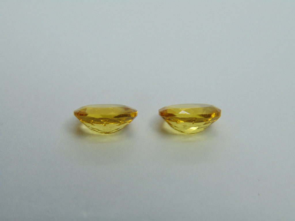 Par de Berilo 2,90ct 9x7mm