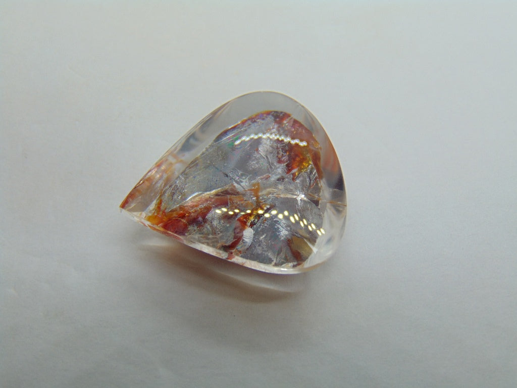 Inclusão de Quartzo 19,30 ct 22x20mm