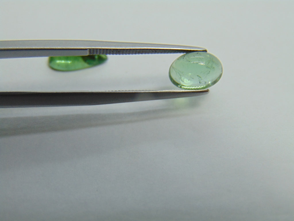 Cabochão Turmalina 3,50ct 11x6mm 8x6mm