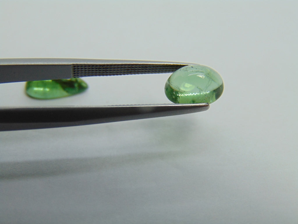 Cabochão Turmalina 3,50ct 11x6mm 8x6mm