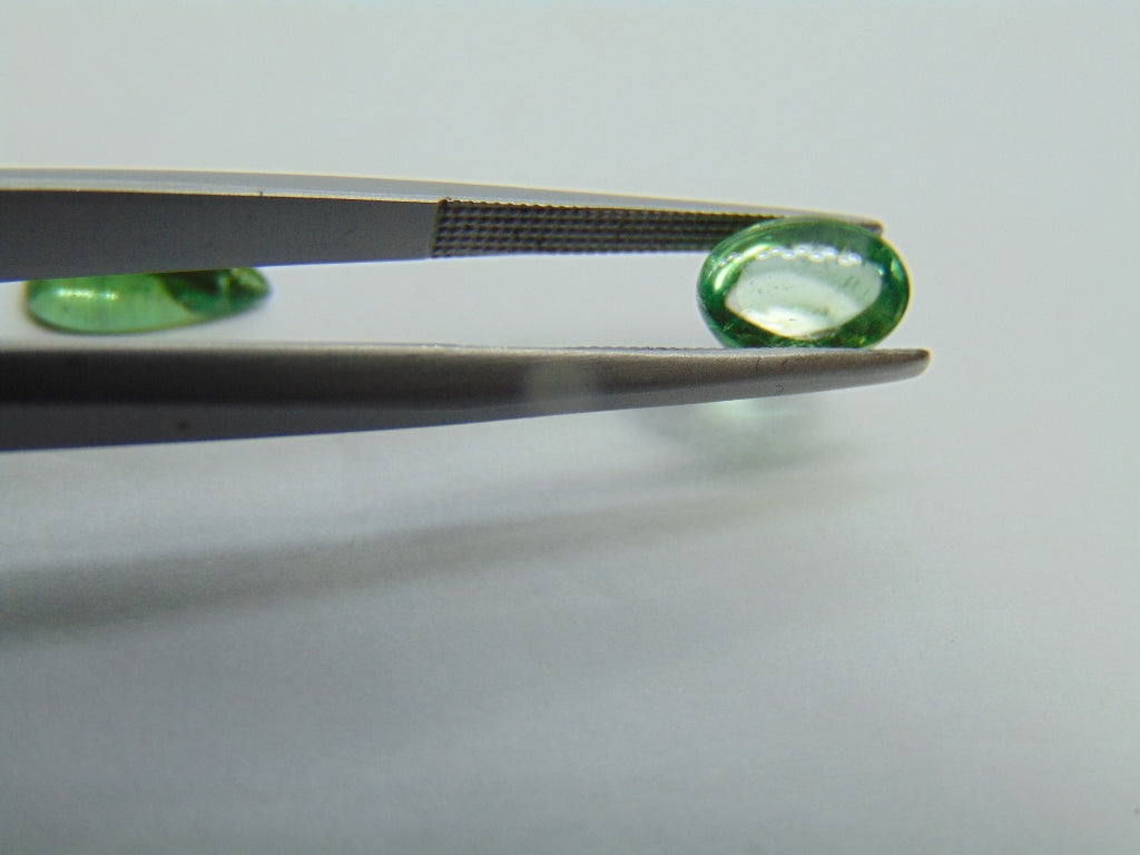 Cabochão Turmalina 3,50ct 11x6mm 8x6mm