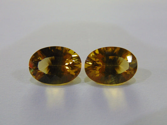 20ct Citrine (Pair)