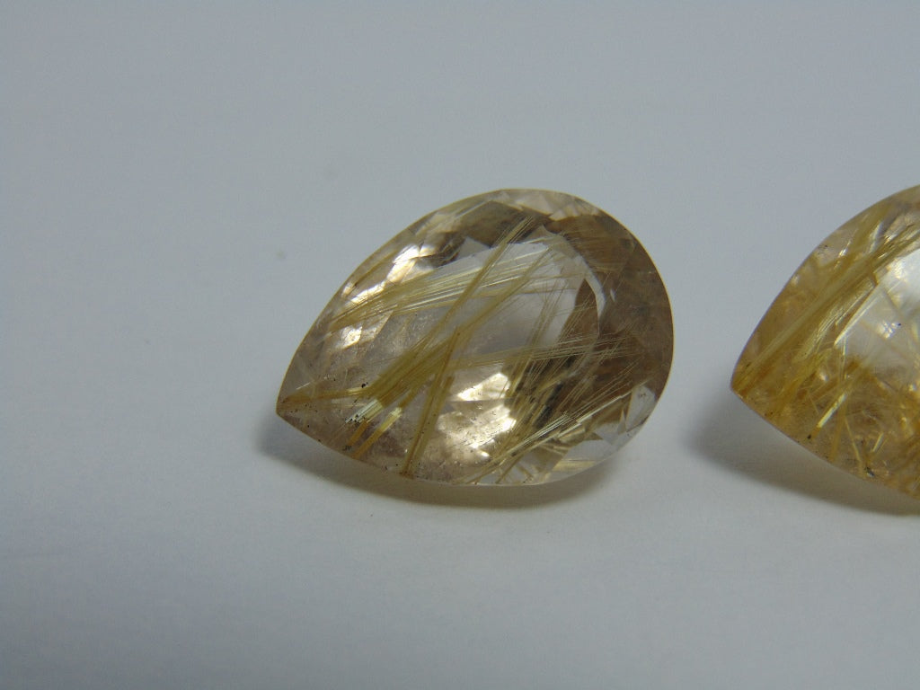 41.20ct Quartz With Rutile