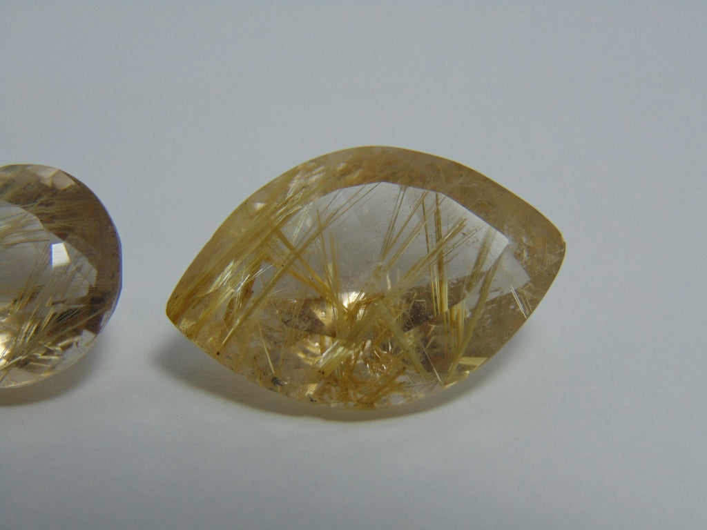 41.20ct Quartz With Rutile