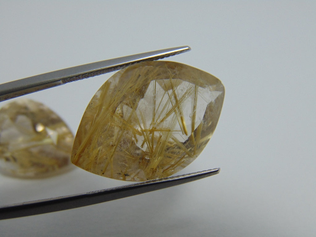 41.20ct Quartz With Rutile