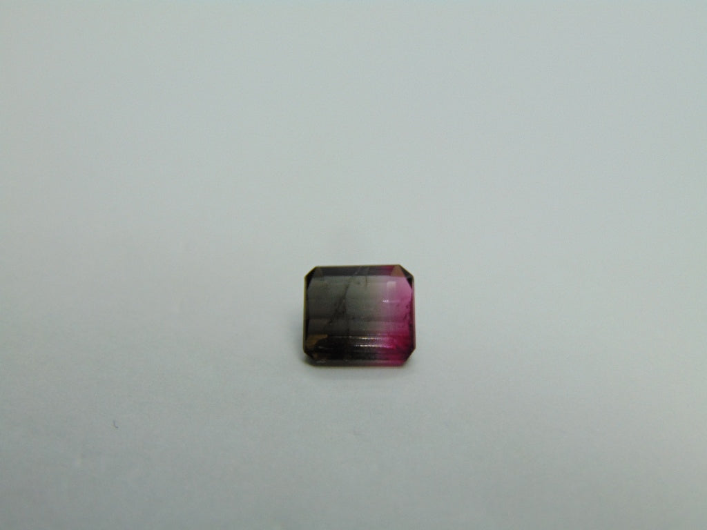 Turmalina Bicolor 2,45ct 8x7mm