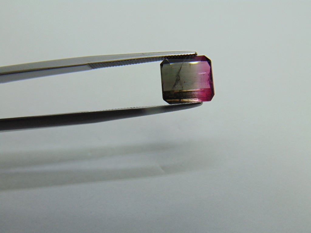 Turmalina Bicolor 2,45ct 8x7mm