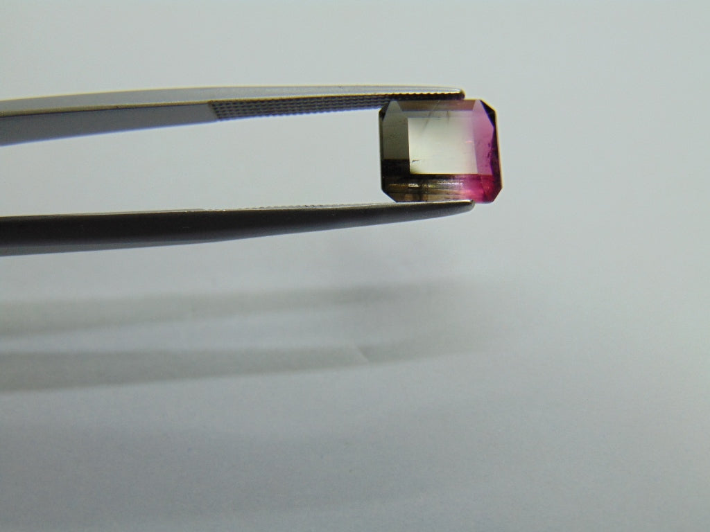 Turmalina Bicolor 2,45ct 8x7mm