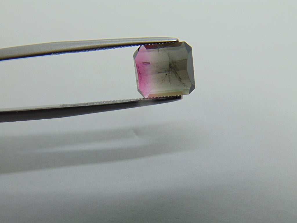 Turmalina Bicolor 2,45ct 8x7mm