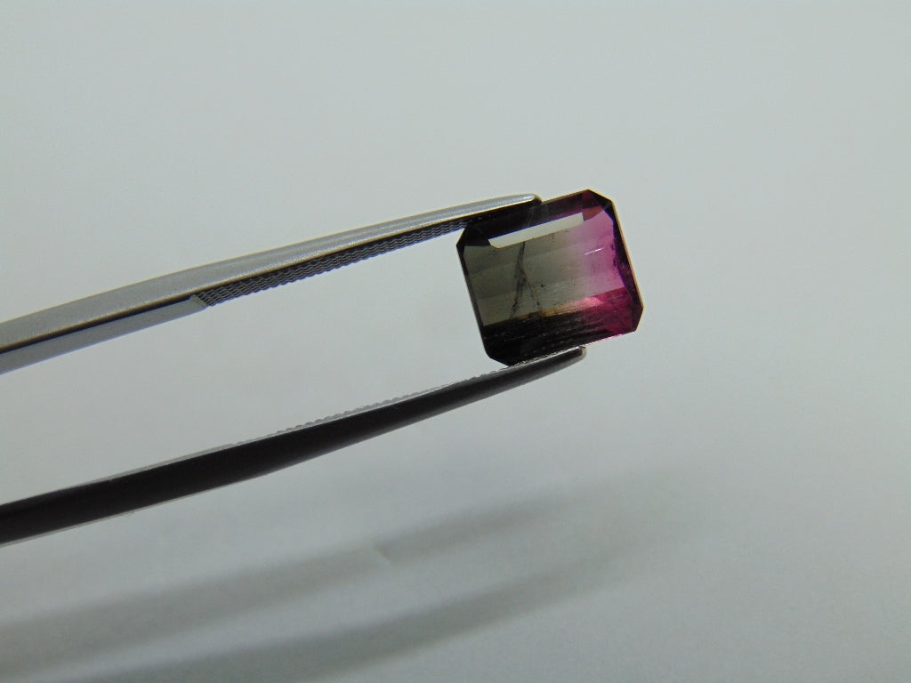 Turmalina Bicolor 2,45ct 8x7mm