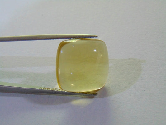 Cabochão ouro verde quartzo 19,50 quilates 17 mm