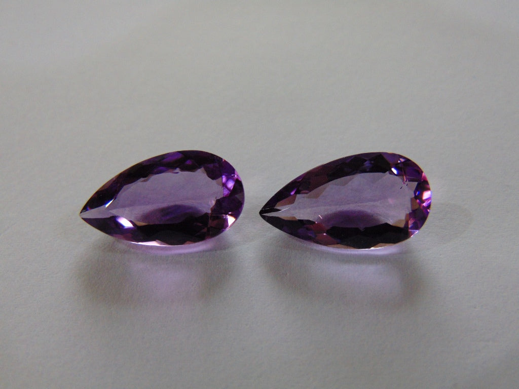 13.30ct Amethyst (Pair)