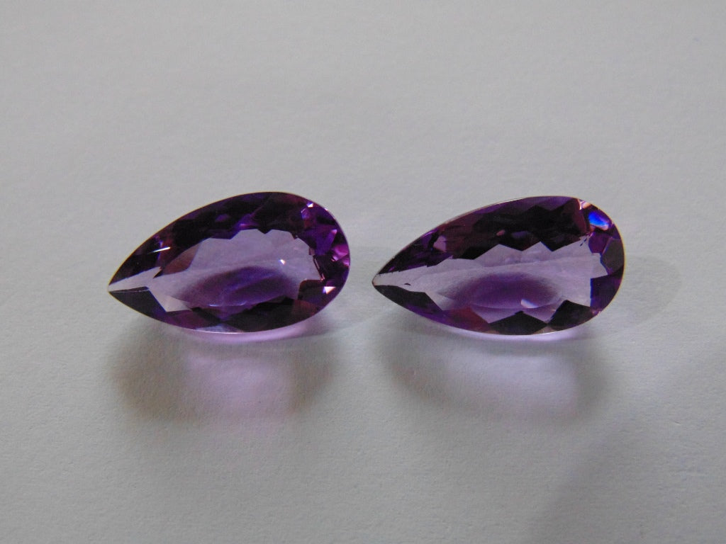 13.30ct Amethyst (Pair)