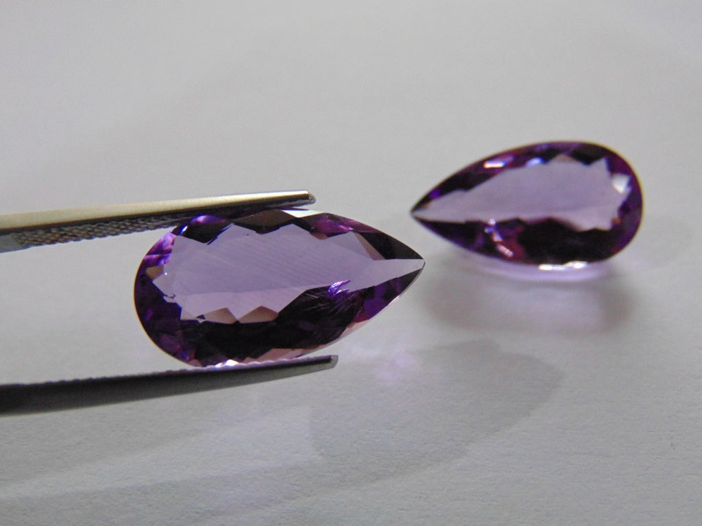 13.30ct Amethyst (Pair)