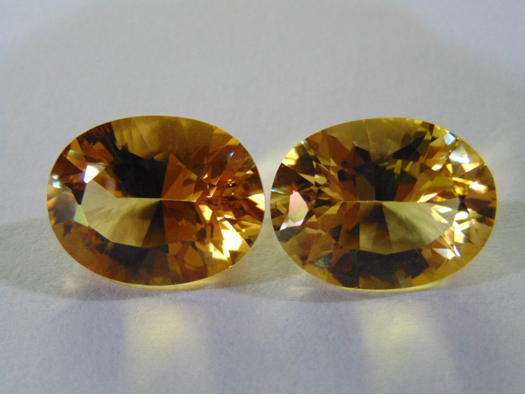 32.50ct Citrine (Pair)