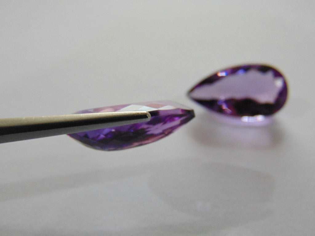 13.30ct Amethyst (Pair)