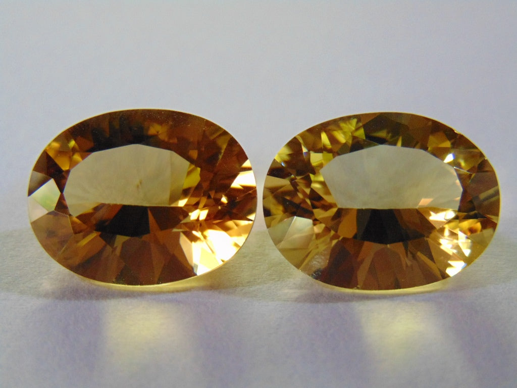 32.50ct Citrine (Pair)