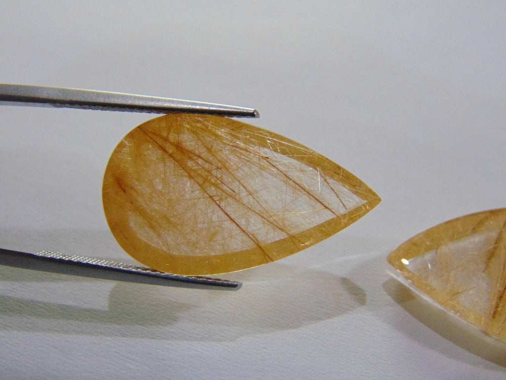 24.50ct Rutile Golden