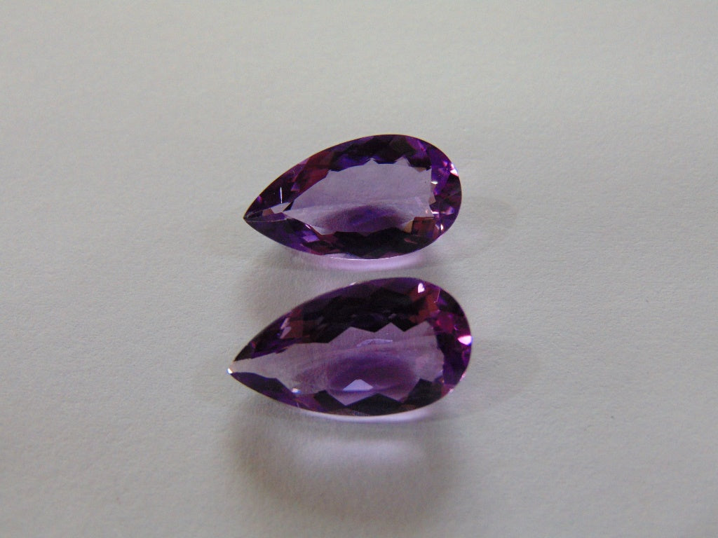 13.30ct Amethyst (Pair)