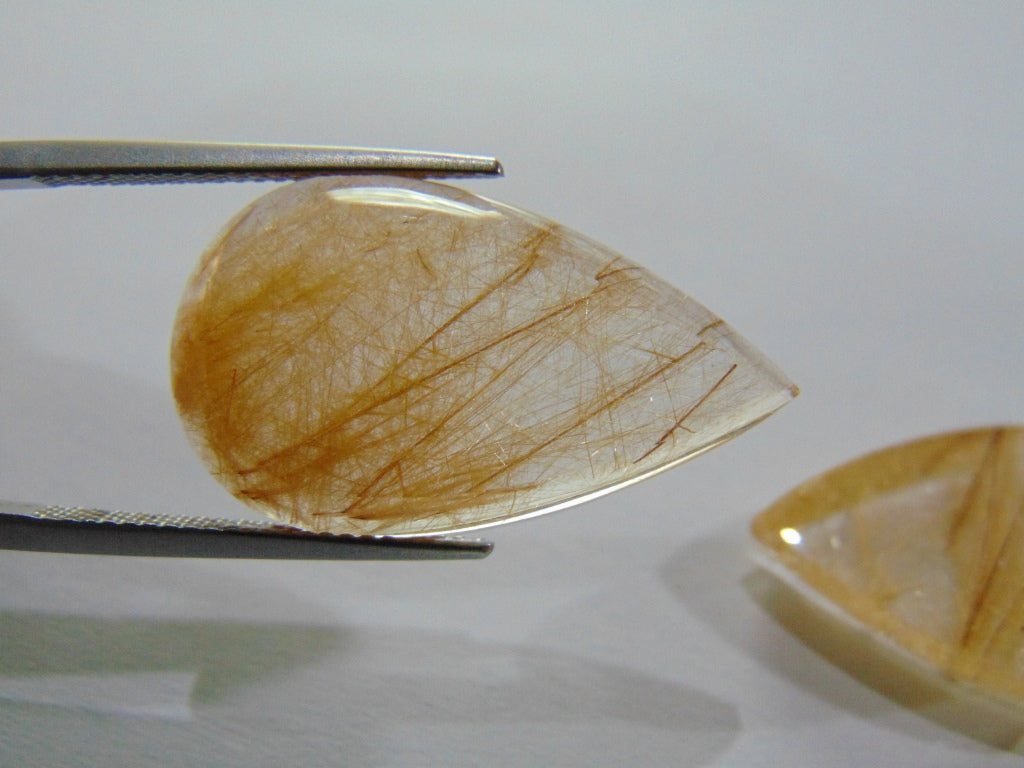 24.50ct Rutile Golden