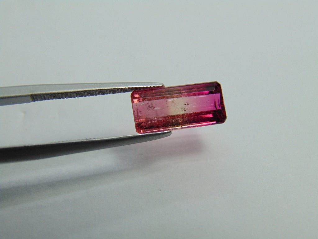 Turmalina Bicolor 3,20ct 13x6mm