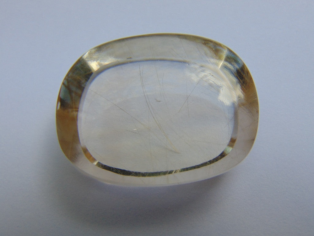 Inclusão de quartzo 69,50ct 32x26mm