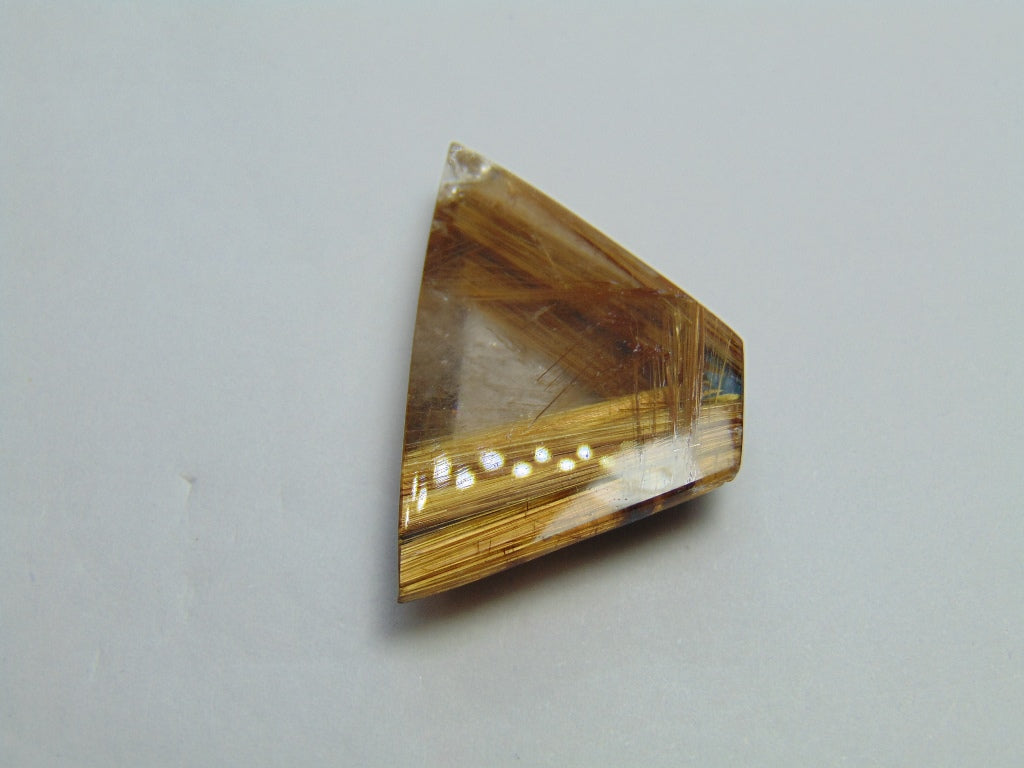 30,45 ct Rutilo Dourado 32x21mm