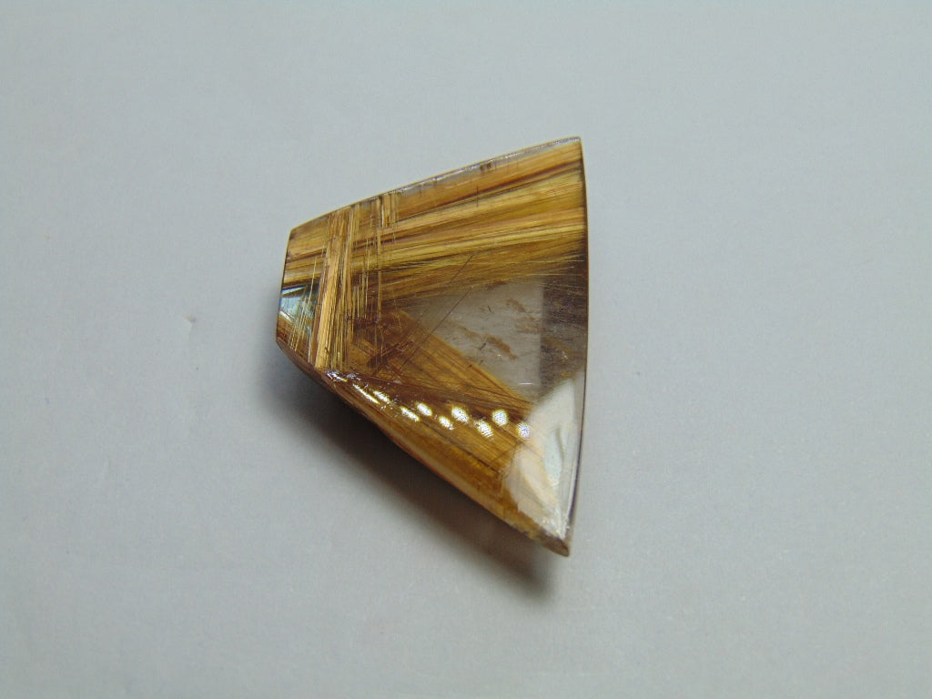 30.45ct Rutilo Dourado 32x21mm