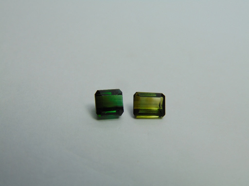 Turmalina 2,57 ct 6mm 7x5mm