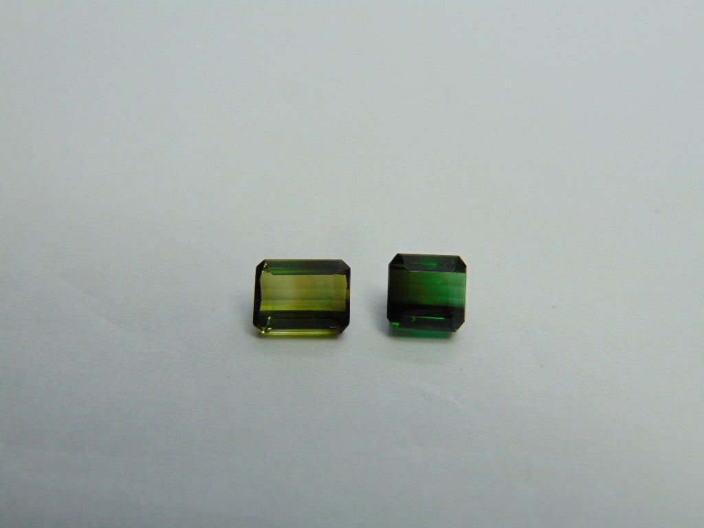 Turmalina 2,57 ct 6mm 7x5mm