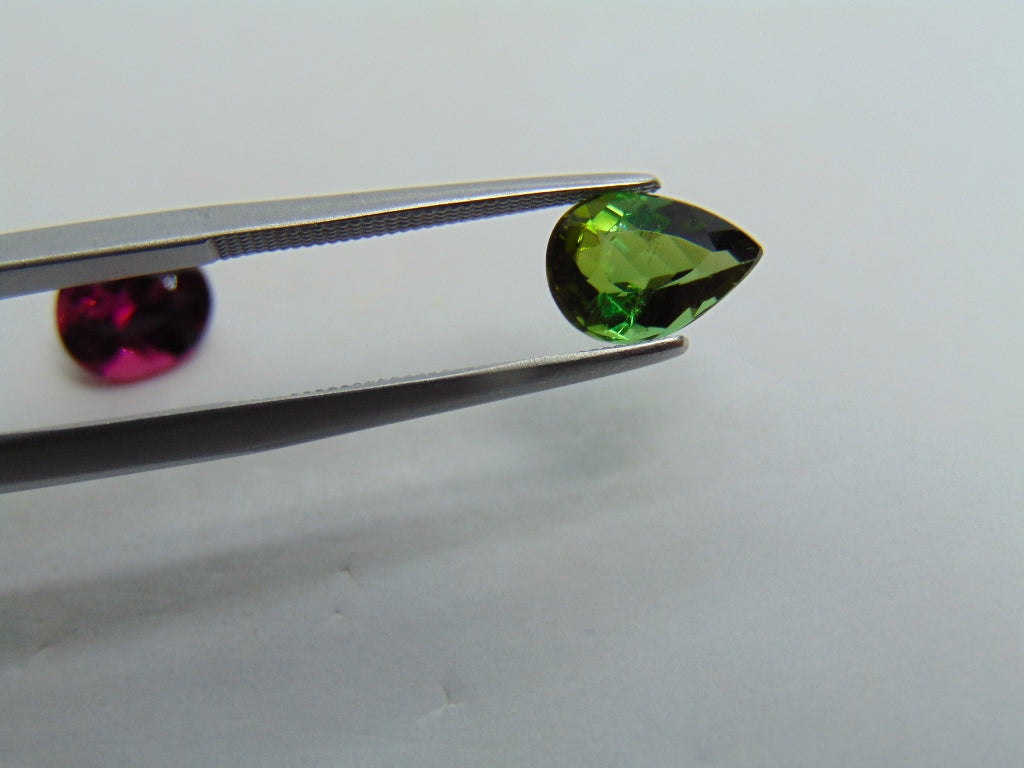 2.85ct Tourmaline 9x7mm 8x6mm