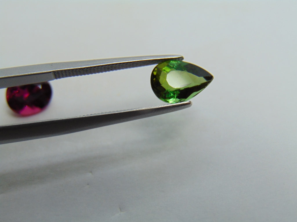 2.85ct Tourmaline 9x7mm 8x6mm