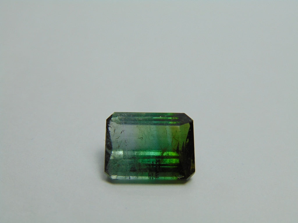 6.65ct Turmalina Bicolor 13x10mm