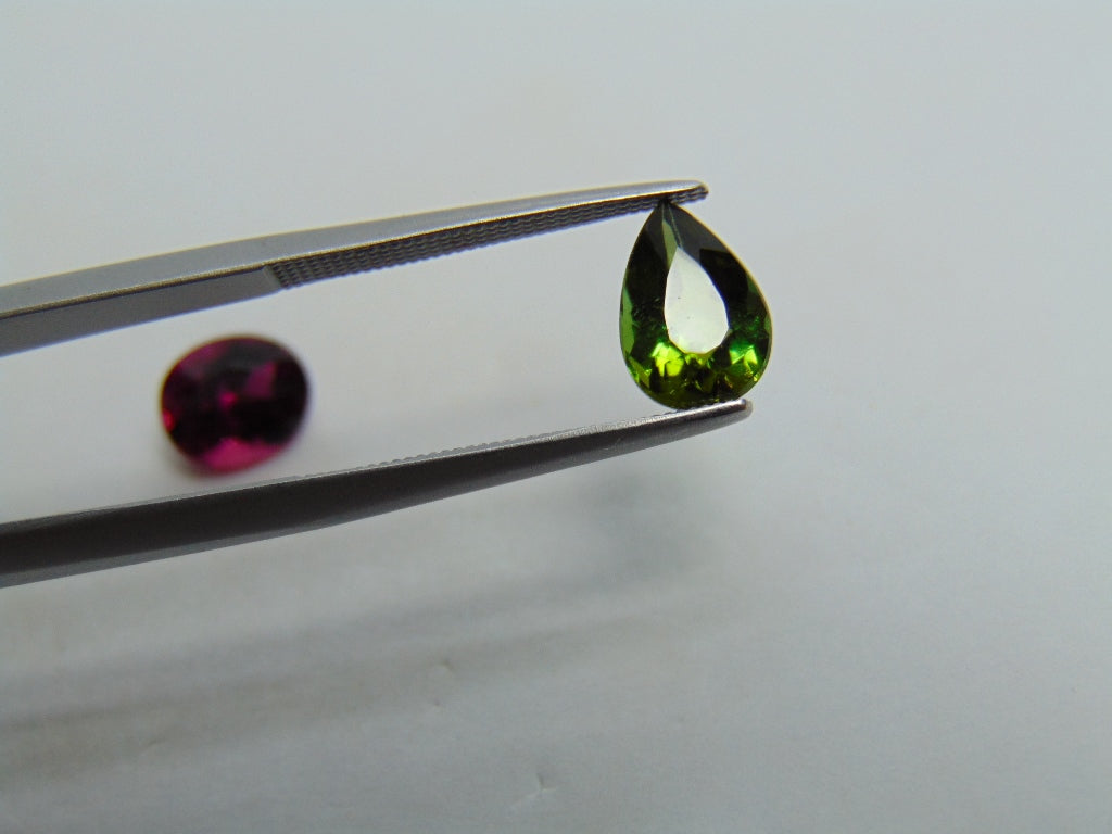 2.85ct Tourmaline 9x7mm 8x6mm