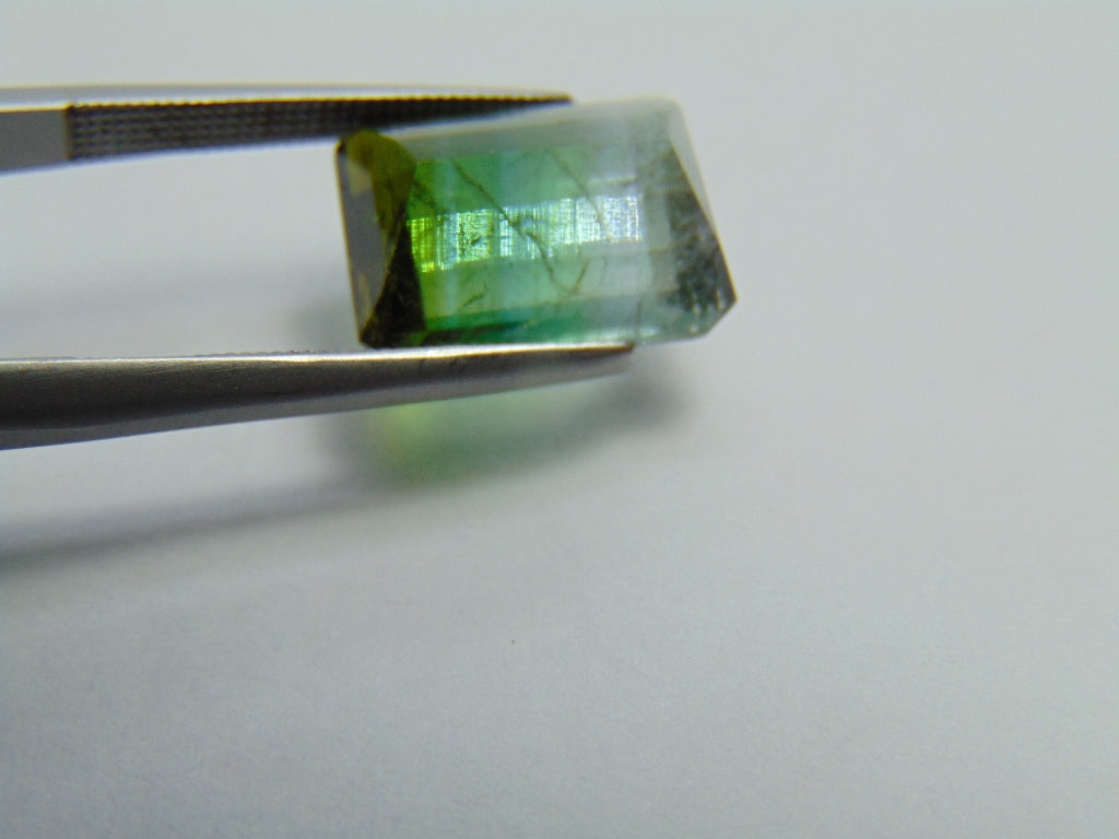 6.65ct Tourmaline bicolor 13x10mm